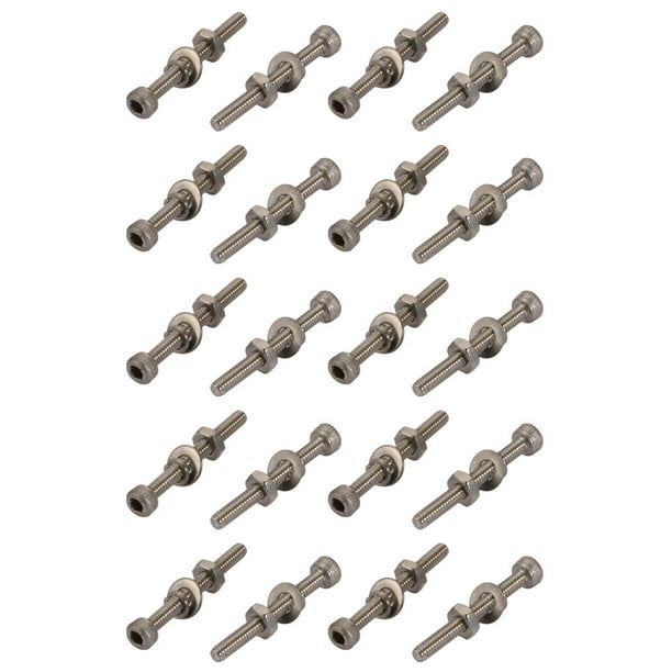 20Pcs M2 Hex Hexagon Socket Screws Stigma Knurled Head Screw 304 Stainless Steel Hex Bolts 3mm-30mm Length - SCRW-011242 Size: M2x25mm 20Pcs M2 Hex Hexagon Socket Screws Stigma Knurled Head Screw 304 Stainless Steel Hex Bolts 3mm-30mm Length - SCRW-011242 Size: M2x25mm